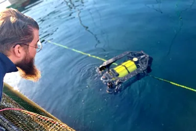 Denne dronen overvåker fiskehelsen helt av seg selv