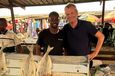 Sjømateksporten til Afrika går ned, men laks vokser