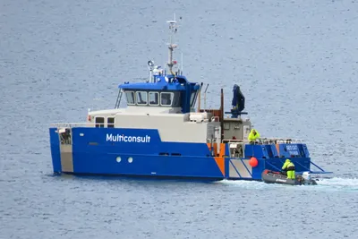 Arbeidsbåt gikk ned ved kai i Stavanger
