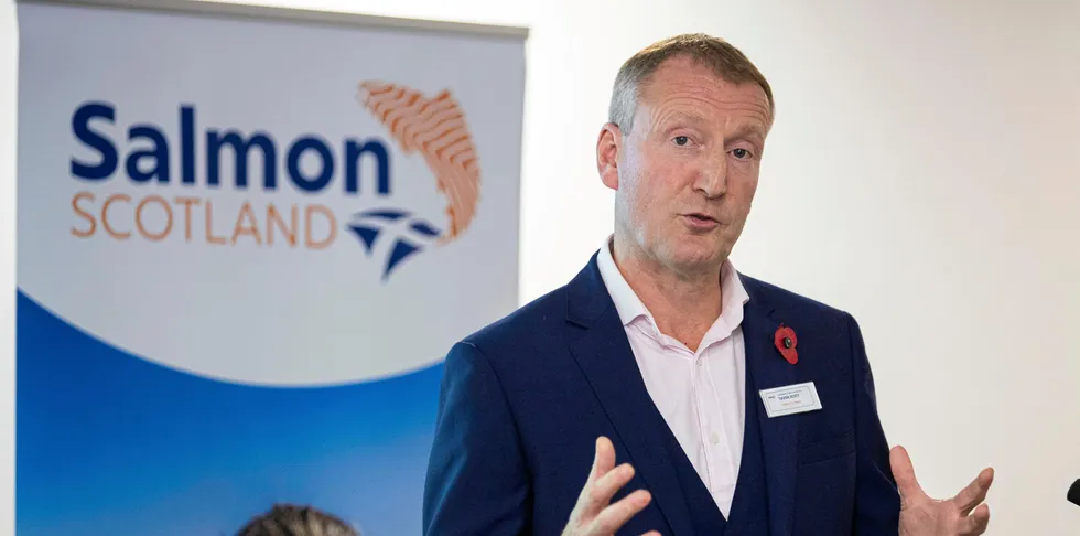 Salmon Scotland Chief Executive Tavish Scott is trying to weigh up the scope of the issue