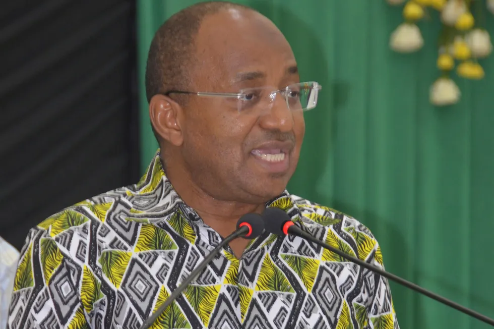 Zanzibar President Hussein Ali Mwinyi.