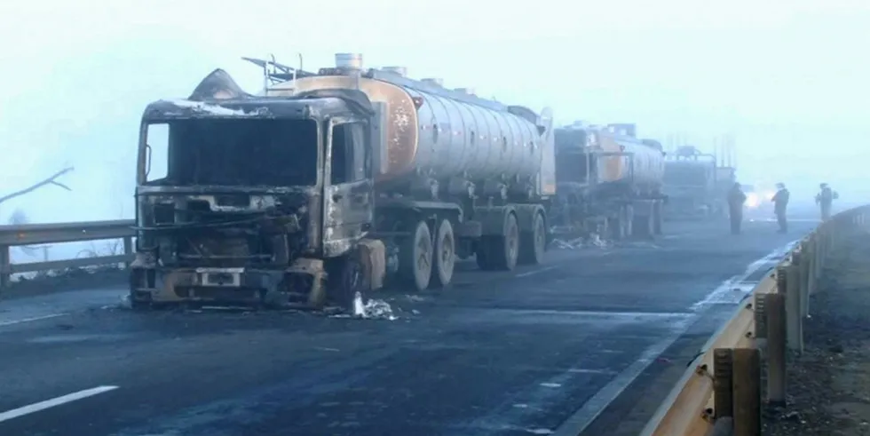 Attacks on trucks carrying farmed salmon have brough the struggle for indigenous rights into sharp focus and left the industry at a loss for how to approach the movement.