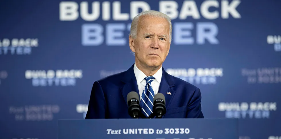 US Democratic presidential candidate Joe Biden has cited subsidies for green hydrogen, says Morgan Stanley.