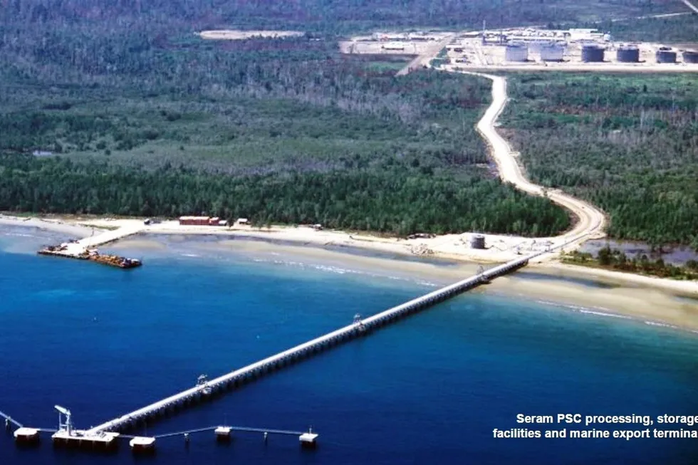 Production facilities: at Indonesia's Seram PSC