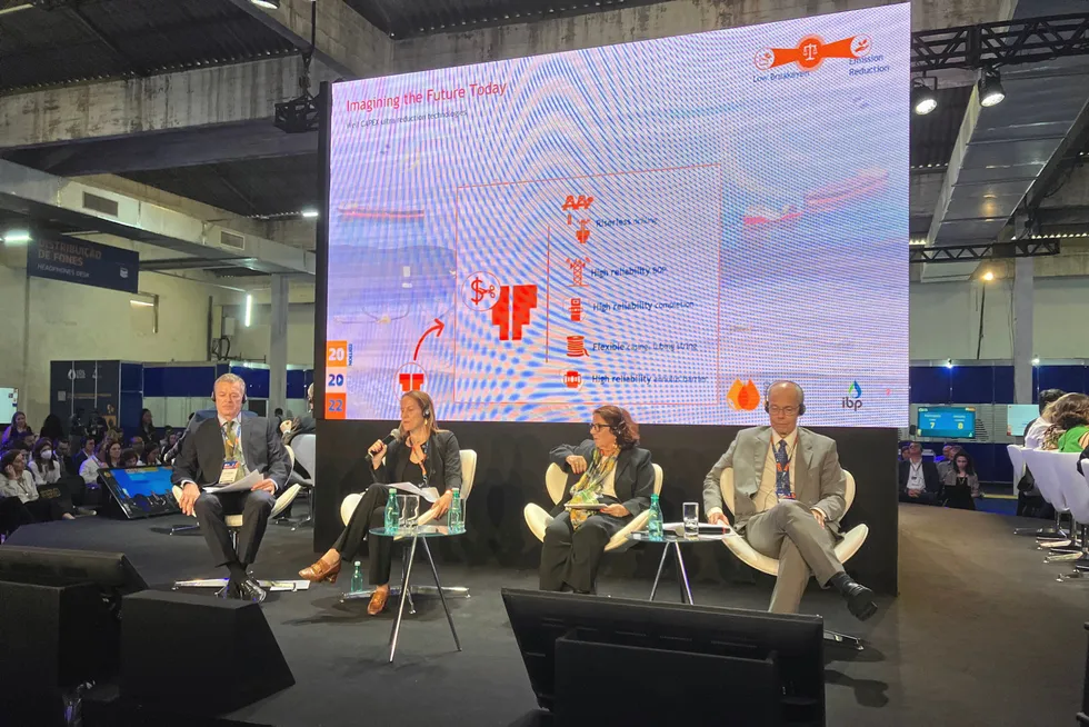 Tech talk: a panel at the Rio Oil & Gas 2022 event discusses new technology in the Brazilian pre-salt.