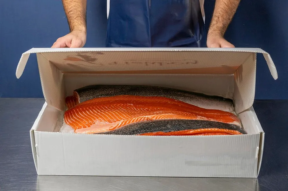 Seafood is trying to move away from traditional packaging sources and be more environmentally friendly.