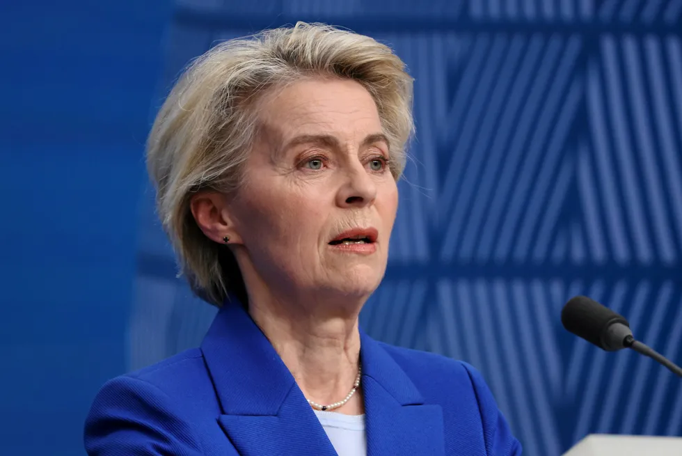 European Commission President Ursula von der Leyen.