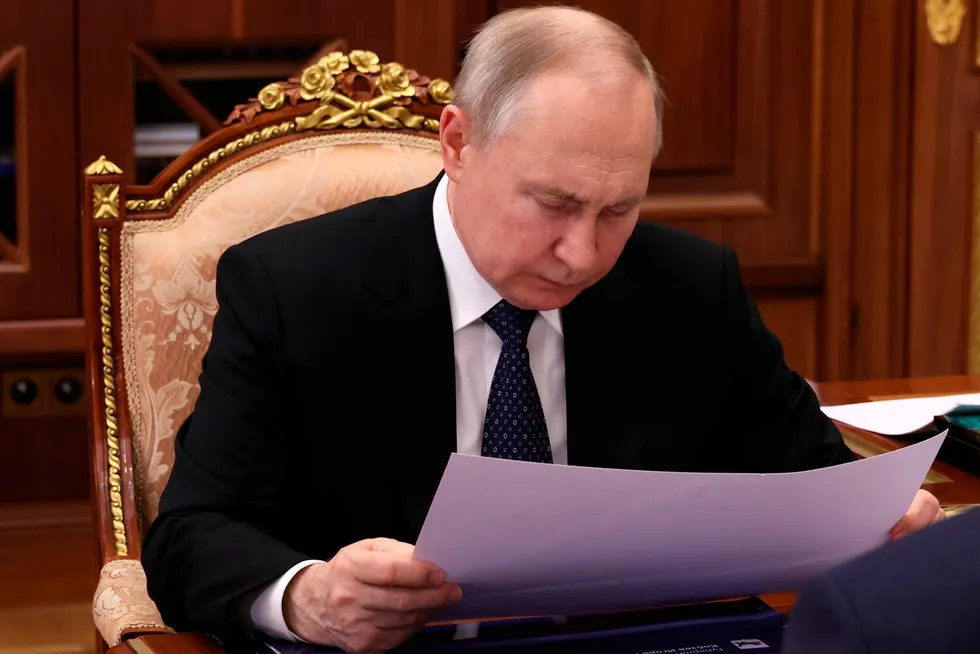 Russian President Vladimir Putin.