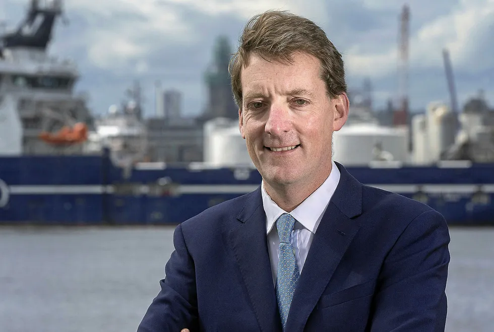Round awards: OGA chief executive Andy Samuel