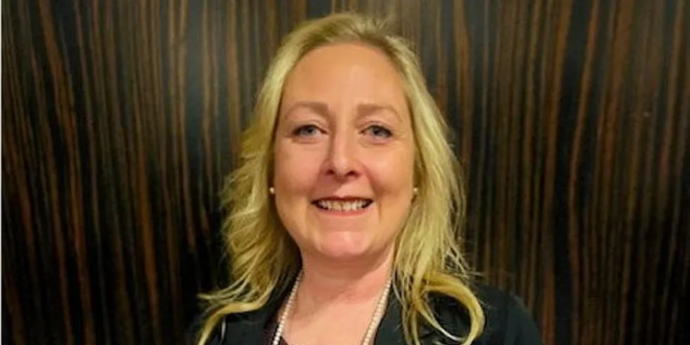 Chantelle Wright, owner and founder of Wright's Fish & Chips, pictured at the UK National Fish and Chip Awards, London, Feb. 28, 2024