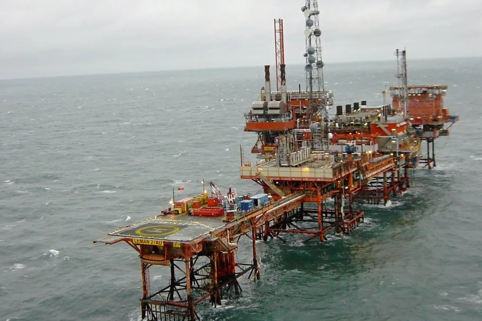 Perenco's Leman 49/27 platform.