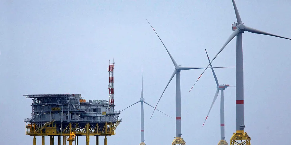 Adwen turbines at Wikinger.