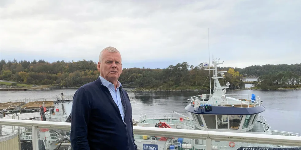 Austevoll chief Helge Mogster believes that far fewer salmon will be processed in Norway if the government's ground rent tax proposal is passed.