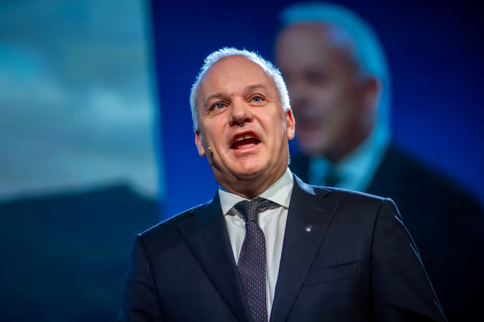 Equinor chief executive, Anders Opedal.
