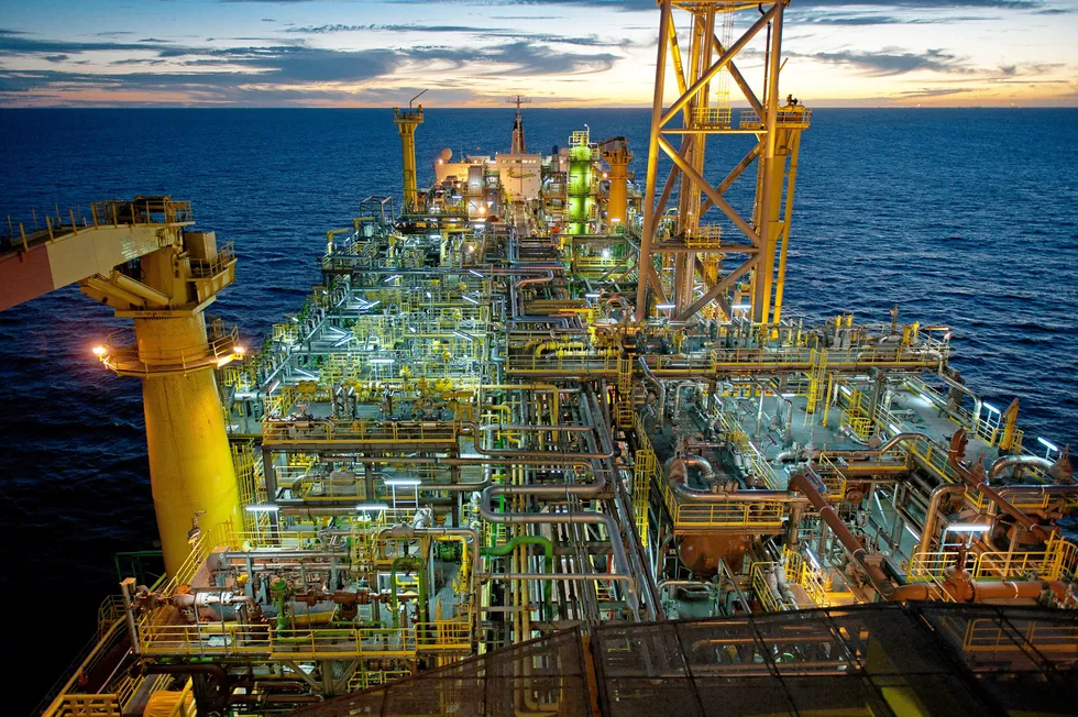 In operation: the Espirito Santo FPSO at the Parque das Conchas field offshore Brazil