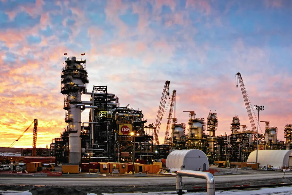 In operation: Imperial's Kearl oil sands facility in Canada.