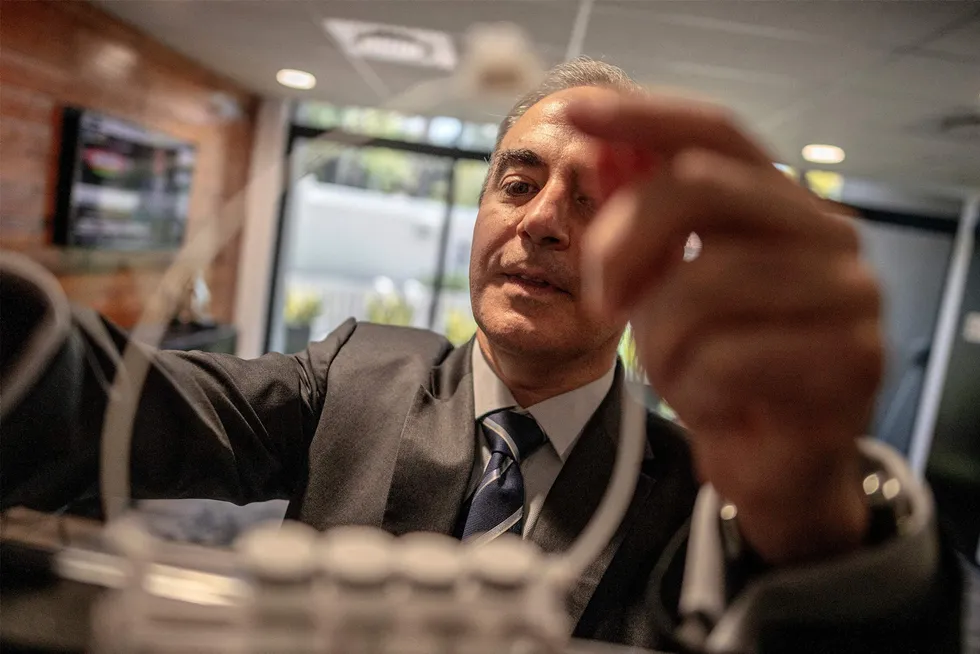 Optimistic: Stefano Marani, chief executive of South Africa and Johannesburg-listed Renergen.
