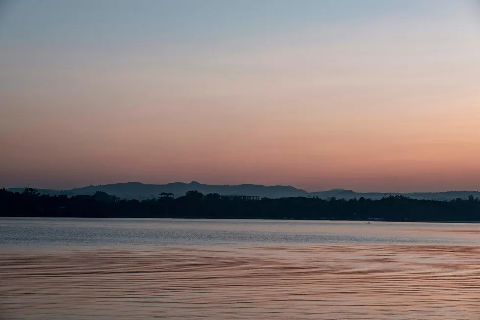 Being investigated: Lake Tana in Ethiopia is the source of the Blue Nile whose basin contains potentially viable CO2 storage sites