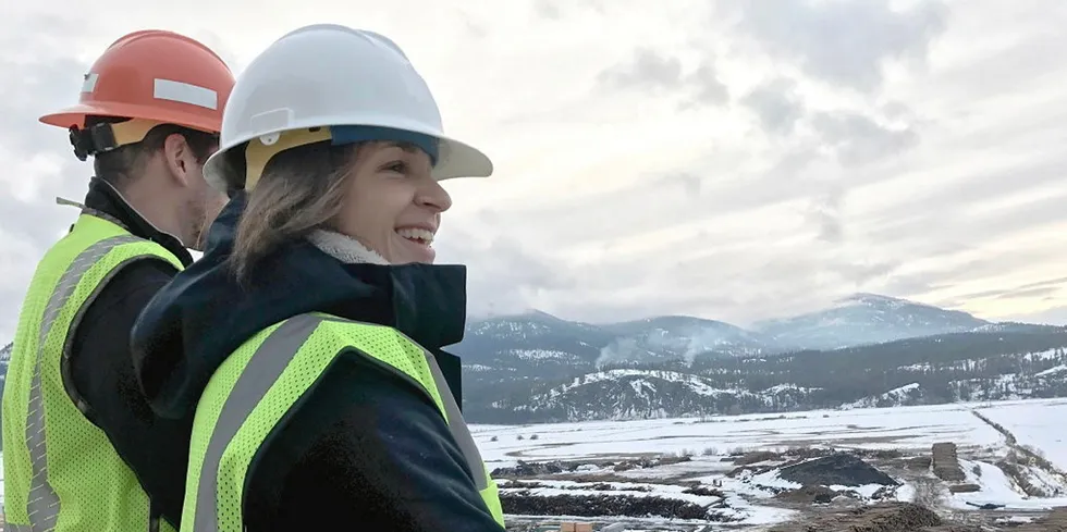Hilary Franz is Washington State's commissioner of public lands said Friday Cooke and others should transition to land-based production from netpen salmon farming.