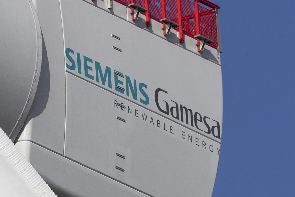 Installation of the turbine sees Siemens Gamesa leapfrog Chinese manufacturers that have in recent years dominated a wind industry 'arms race'.