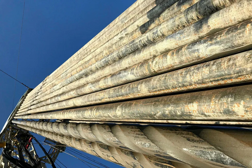 Exploration: drilling rig in Rharb basin