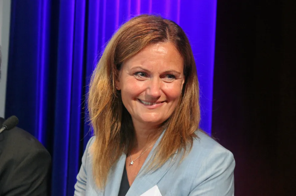 Therese Log Bergjord, former CEO at aquaculture feed company Skretting, in joining the board of offshore salmon farming group SalMar Aker Ocean.