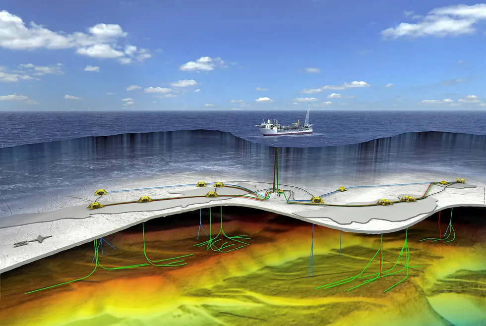 Awards: field schematic of Johan Castberg Graphic: STATOIL
