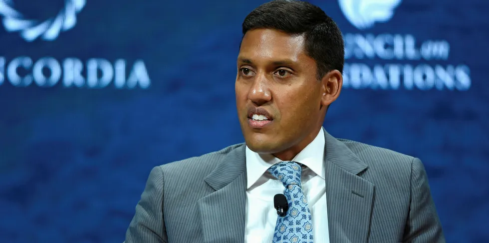 Rajiv J Shah, president of The Rockefeller Foundation