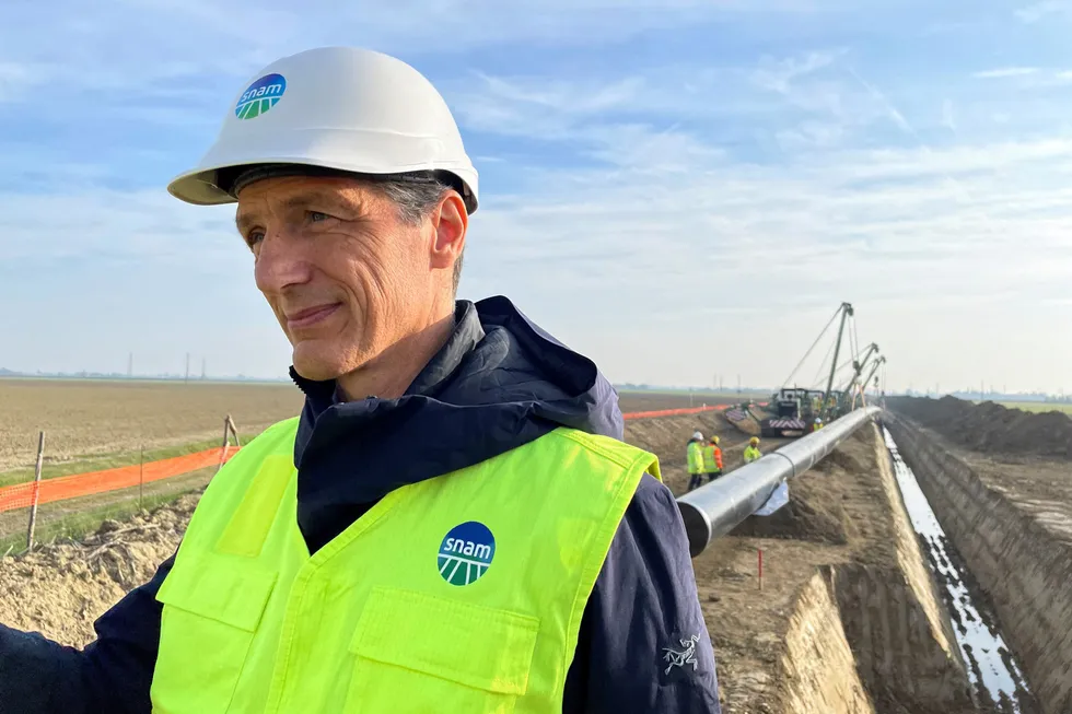 Snam chief executive Stefano Venier.