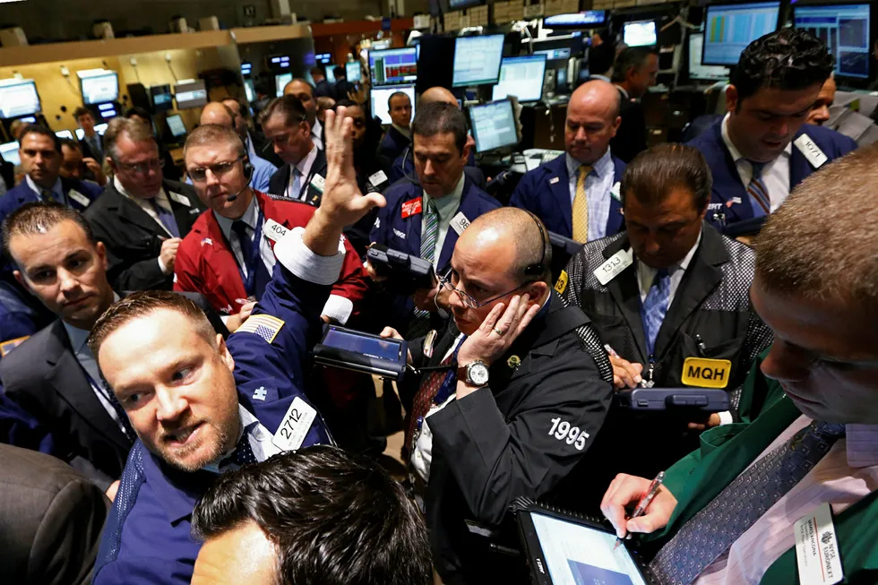 Tense market: oil gained ground on Tuesday but the ongoing trade dispute between the US and China kept a lid on prices