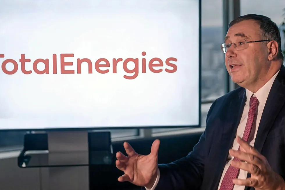 Determined: Total chief executive Patrick Pouyanne and the governments of Uganda and Tanzania want to sanction $16 billion upstream-refinery-pipeline project next month