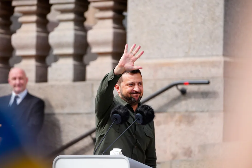 Focus on all fronts: Ukrainian President Volodymyr Zelensky.