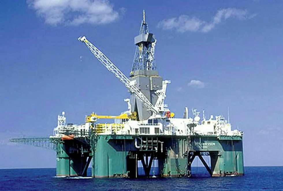 Set for Barents: Ocean Rig semi-submersible Leiv Eiriksson