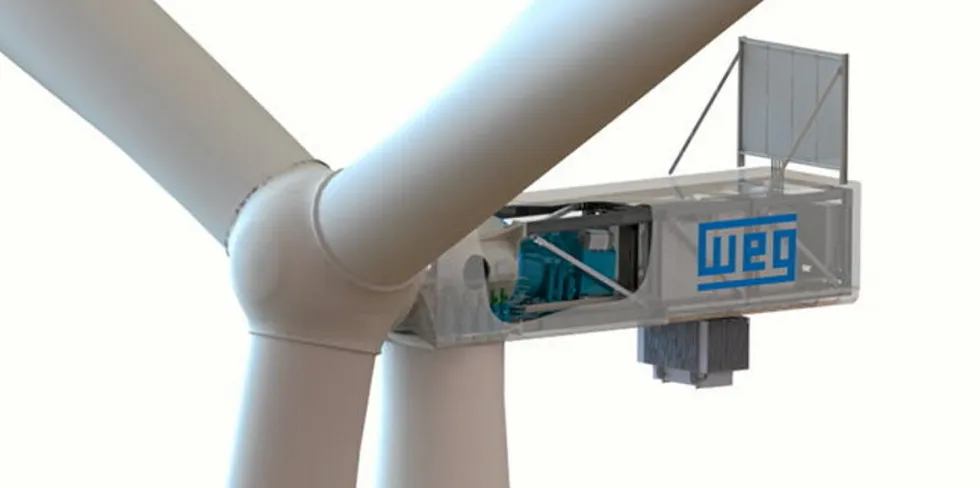 A rendering of the WEG 7MW.