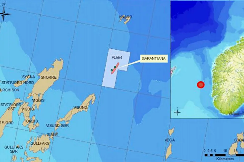 On radar screen: Garantiana