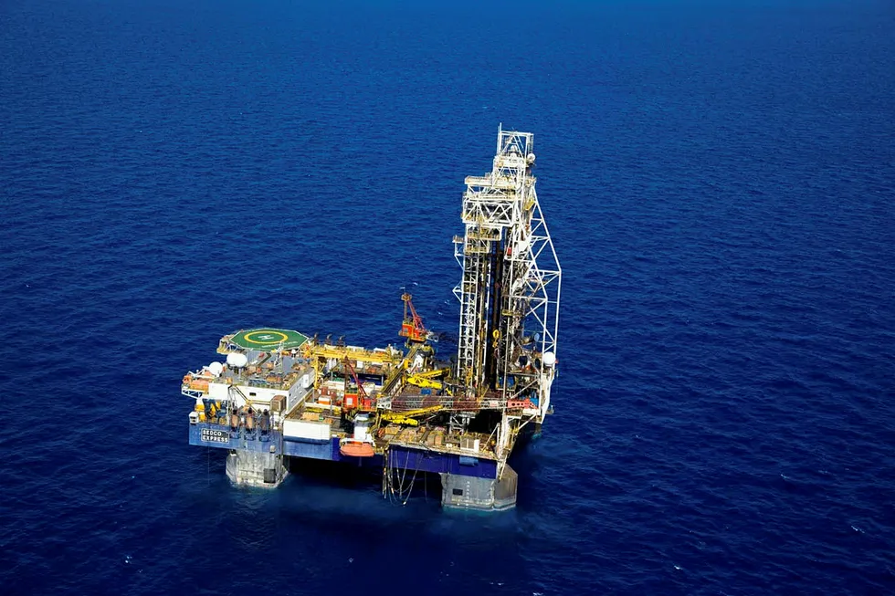 Landmark: gas will be supplied from the Tamar and, above, Leviathan fields