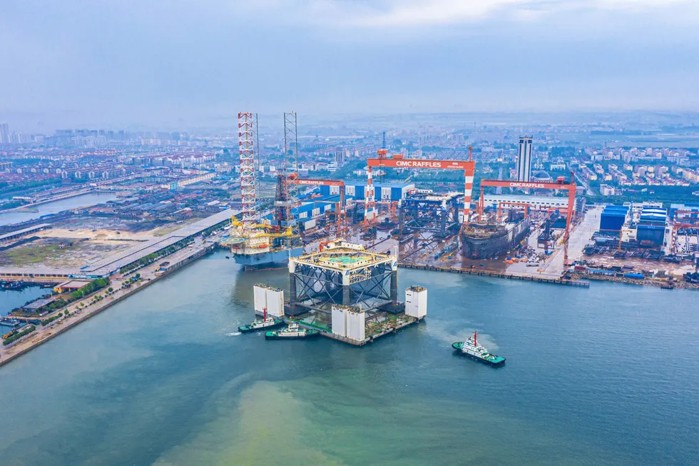 CIMC Raffles is at the forefront of China's pursuit of beefing up local offshore supply chain.