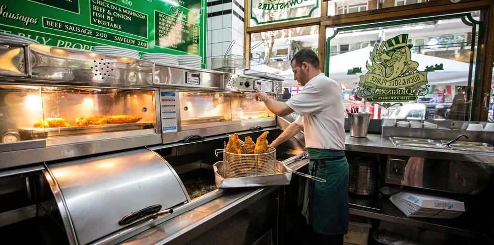 UK fish and chip businesses are caught between a rock and a hard place.