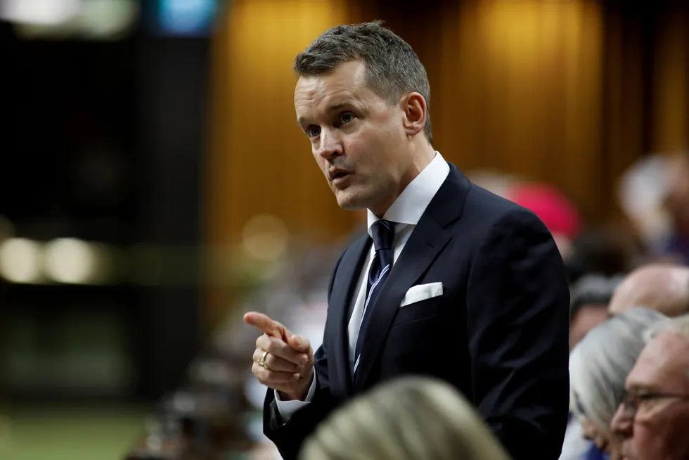 Imploring: Canada's Minister of Labour Seamus O'Regan