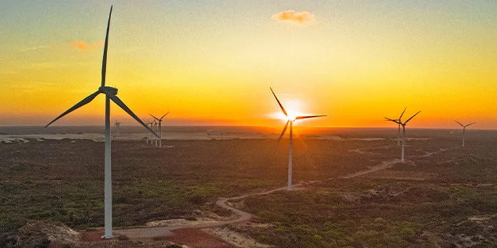The Arizona wind farm.