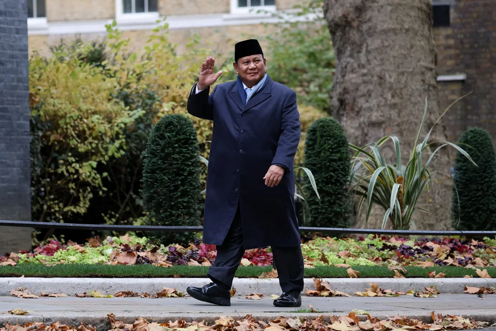 Indonesia's President Prabowo Subianto.