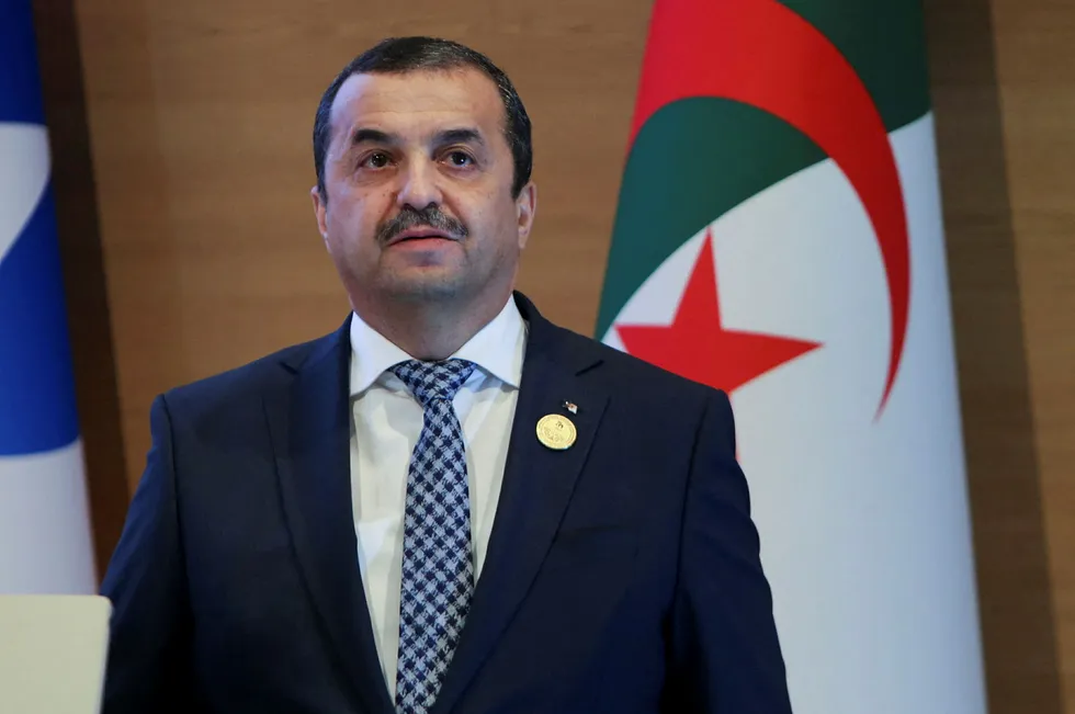 Mohamed Arkab, Algeria’s Energy Minister.