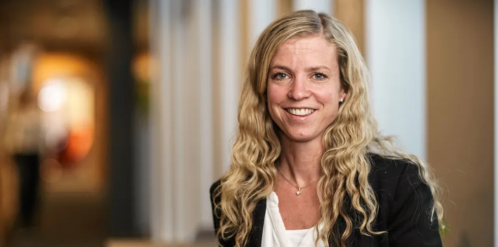 Kristine Hartmann, development director of Salmar Aker Ocean, the Kjell Inge Rokke and Gustav Witzoe-backed offshore aquaculture venture.