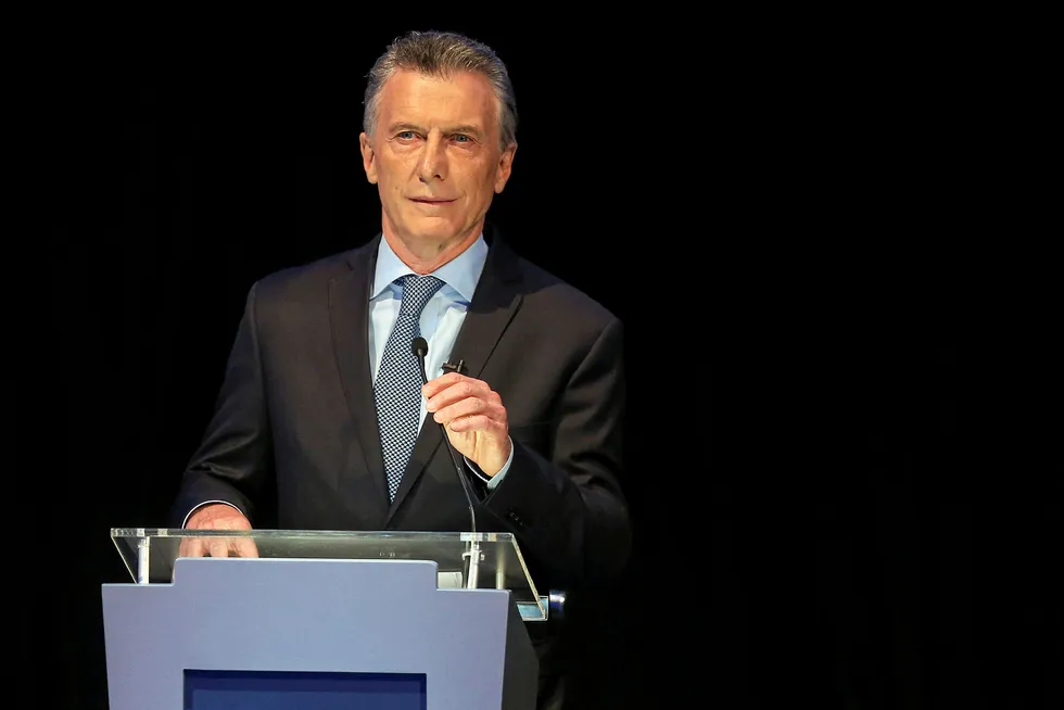 Election: Argentina's President Mauricio Macri