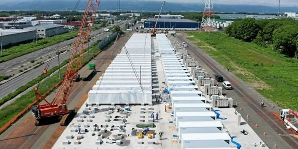 The Ishikari storage facility.