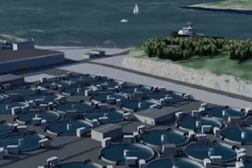 Helgeland Miljofisk plans to produce up to 40,000 metric tons of fish per year at the facility.