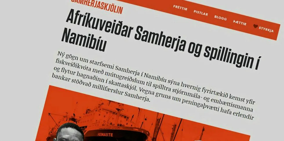 This is not the first time Samherji's acting CEO has gone after the Icelandic media who have been covering the case carefully.