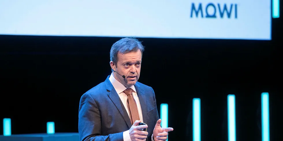 Mowi CEO Alf-Helge Aarskog.