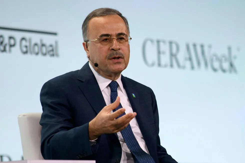 Saudi Aramco chief executive Amin Nasser.