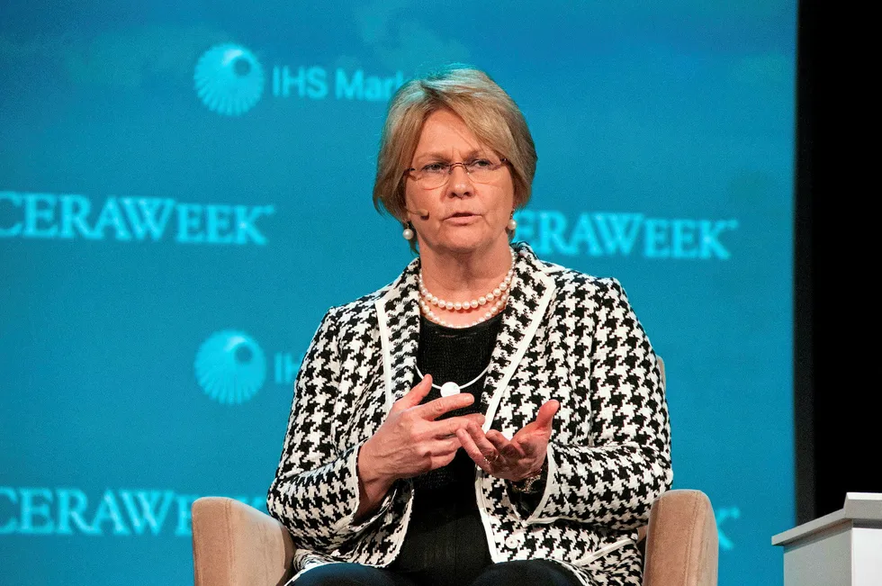 Occidental Petroleum: chief executive Vicki Hollub